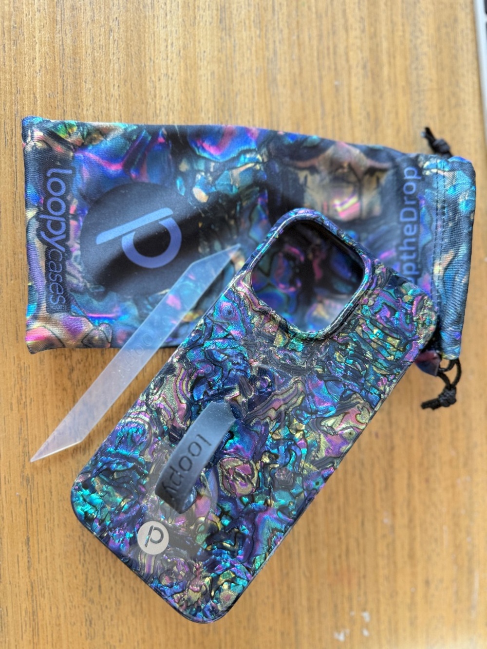 Abalone iPhone 14 Pro Max 6.7" Screen "Righty" Loopy Case